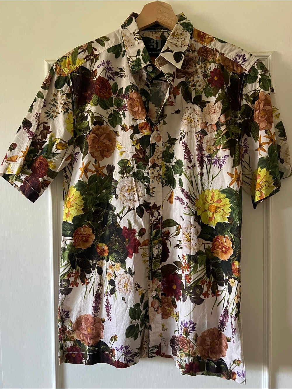 Le31 Short-Sleeved Button Shirt